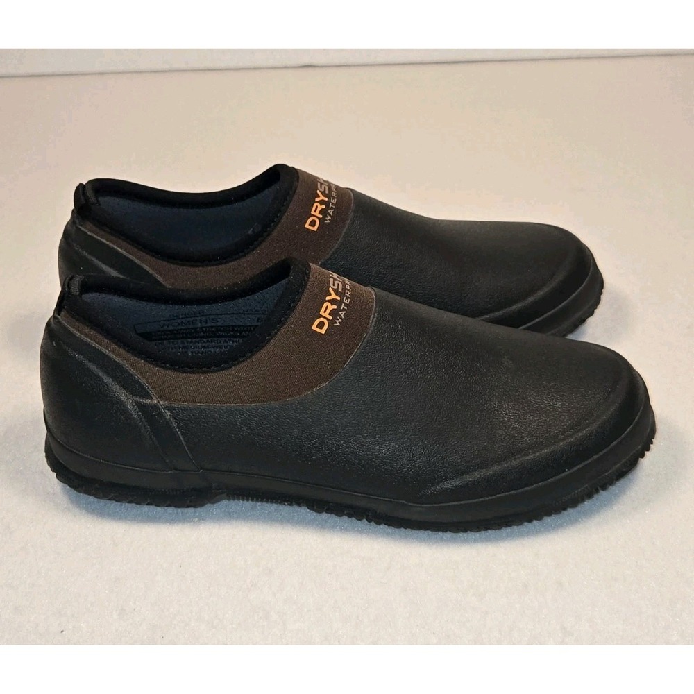 Dryshod Women's Size 6 Sod Buster Shoe Black Waterproof  Work Garden Grooming